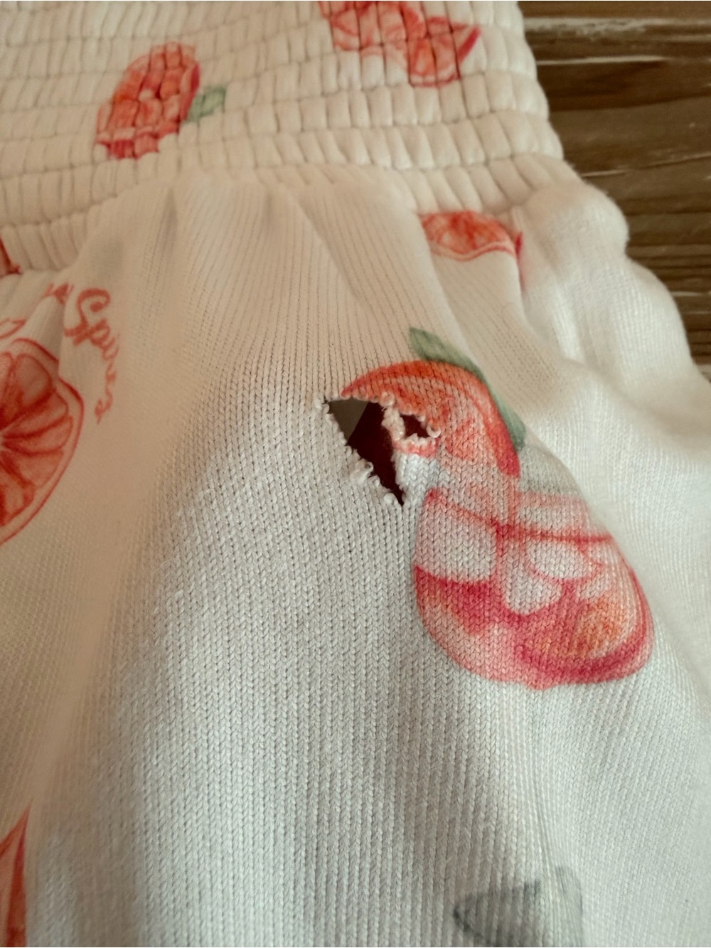 Z Supply Aperol Spritz Lounge Top & Shorts MATCHING SET White Multi (Size Small) - Picture 13 of 15